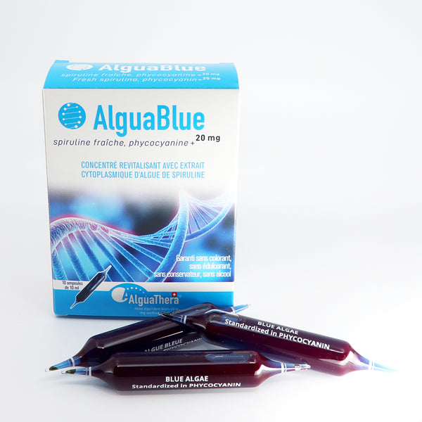 AlguaBlue – AlguaBlue Forte+ – phycocyanine + spiruline fraîche